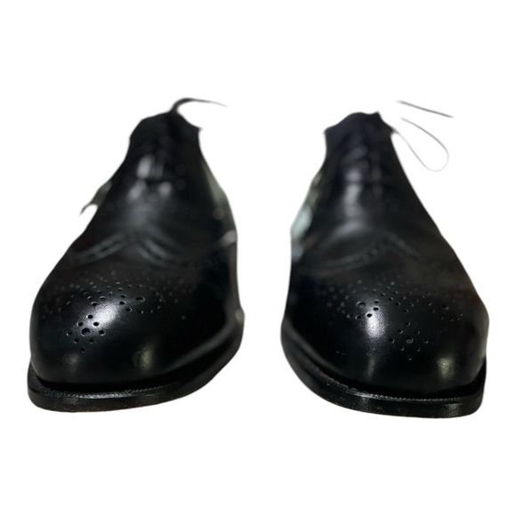 Florsheim Black Lexington Wingtip Oxford Size 10 Men’s Wingtip Oxford Shoes - Picture 4 of 13